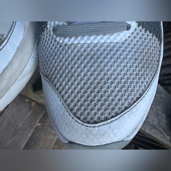 NIKE Ja Morant White and Gray Sneakers with Orange Accent Men’s Size 7.5 - Picture 12 of 13